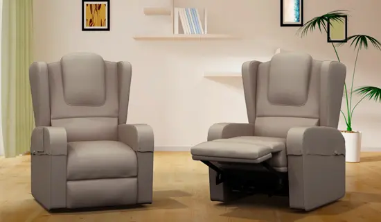Sillón con asiento relax motorizado y elevacion para mayores
