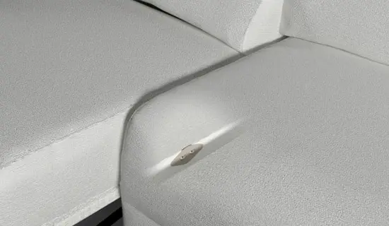 detalle de botonera de asiento relax motorizado