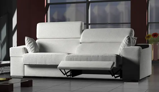 sofa de 2 plazas reclinable relax motorizado